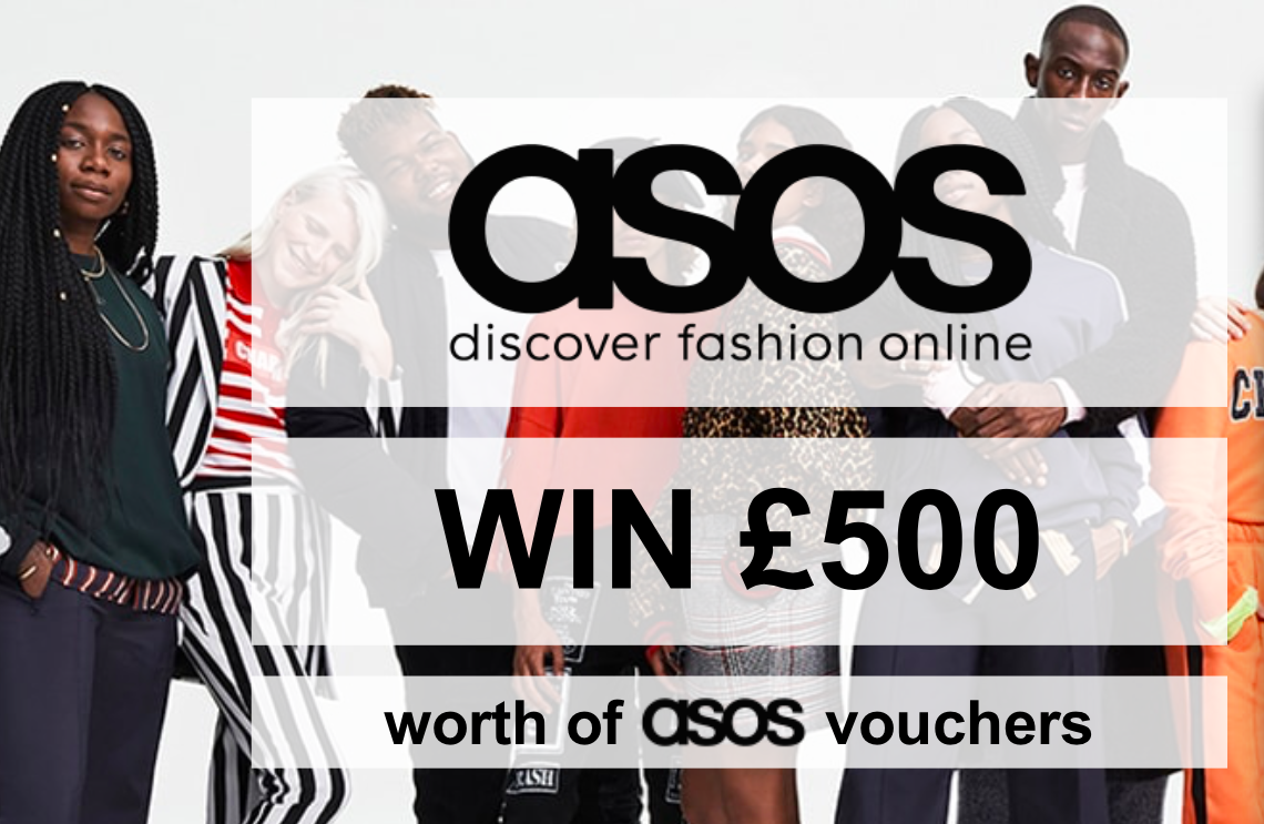 Win £500 Worth of ASOS Vouchers Free Stuff UK