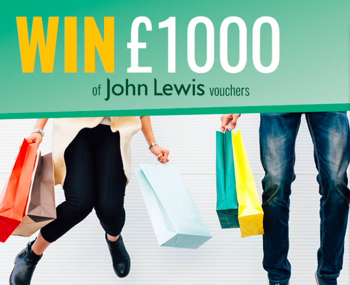 Win £1,000 John Lewis Vouchers Free Stuff