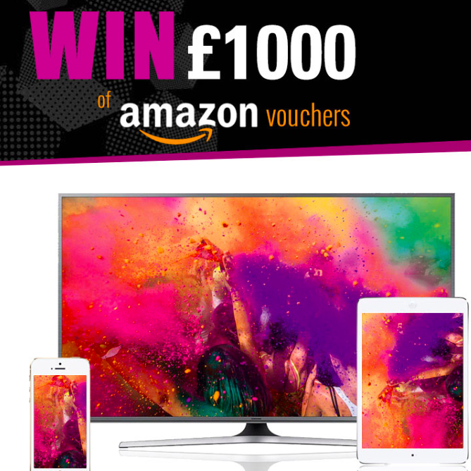 Win £1,000 of Amazon Vouchers Free Stuff