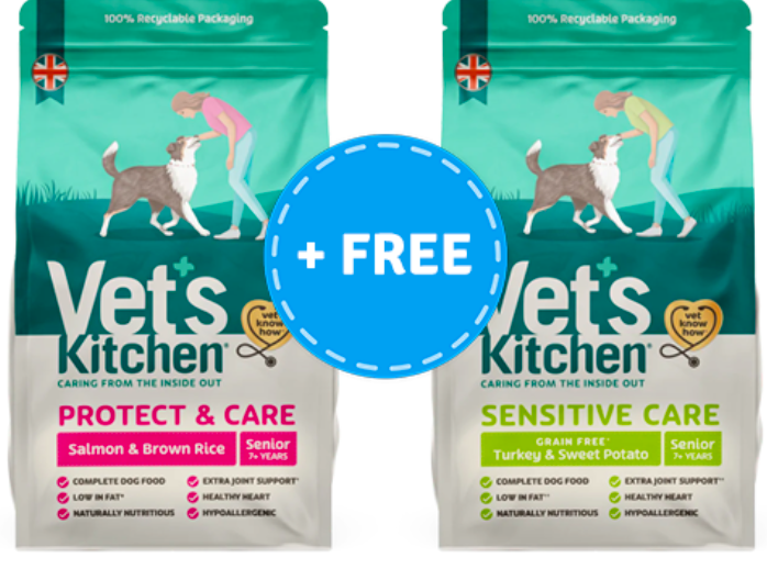 Free Vet's Kitchen Senior Dog Food Free Stuff UK