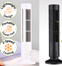 Bladeless Air Cooling Tower Fan - 88% Off Today!