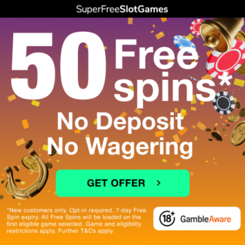 50 Free Spins - No Deposit & No Wagering