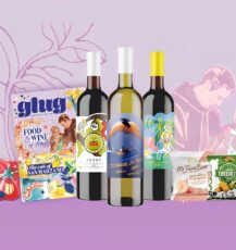 Free Wine Case, Snacks & Magazine (Worth £36)