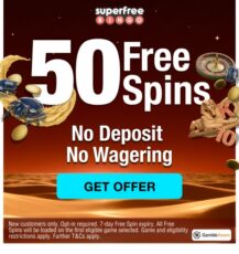 50 Free Bingo Spins – No Deposit & No Wagering