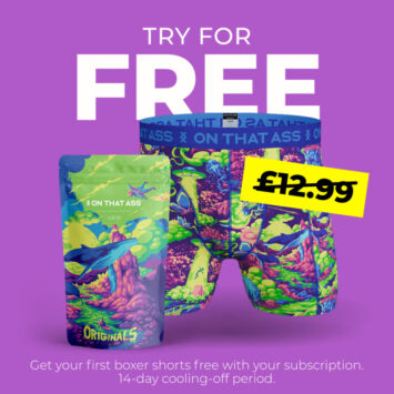 Free Boxer Shorts (Worth £12.99)