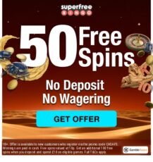 50 Free Bingo Spins - No Deposit & No Wagering