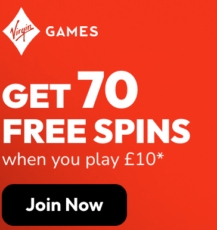 Virgin Games – Get 70 Free Spins