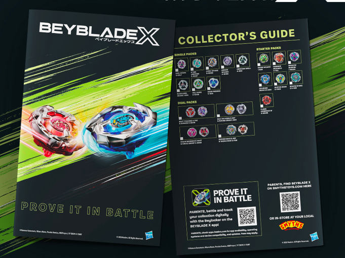 Ingyenes Beyblade X gyűjtői útmutató a Smyths Toys-ban